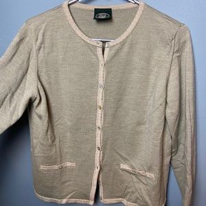 Laura Ashley button up cardigan. size: L